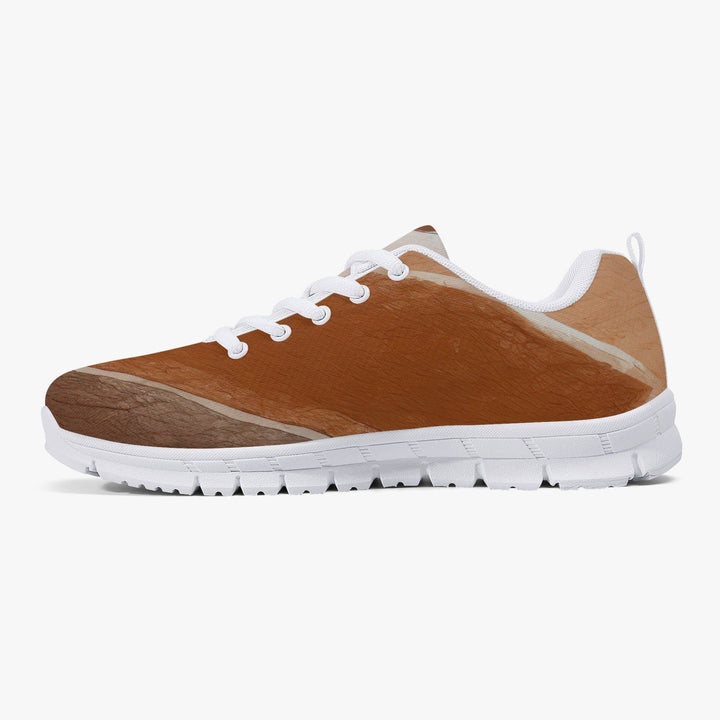 Sneakers for Men Stone Brown - Canvas Mesh Athletic Running Shoes - Mens