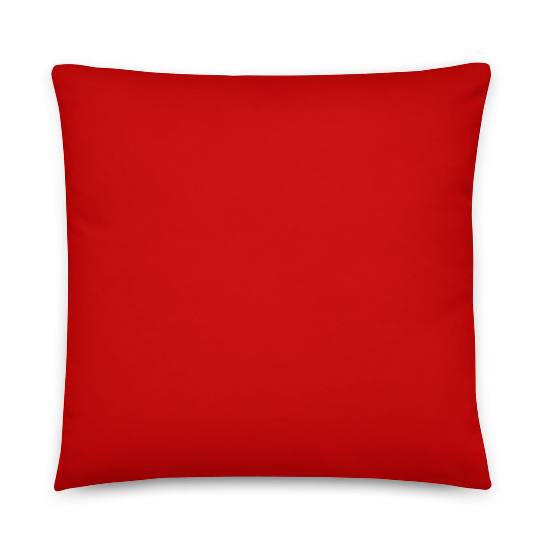 Throw Pillow with Case and Insert - Red