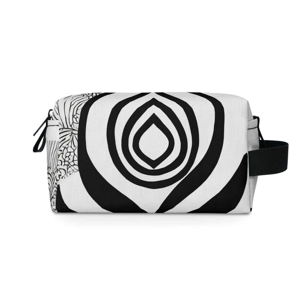 Travel Accessories Pouch Bag - Floral Black Line Art Print 60110