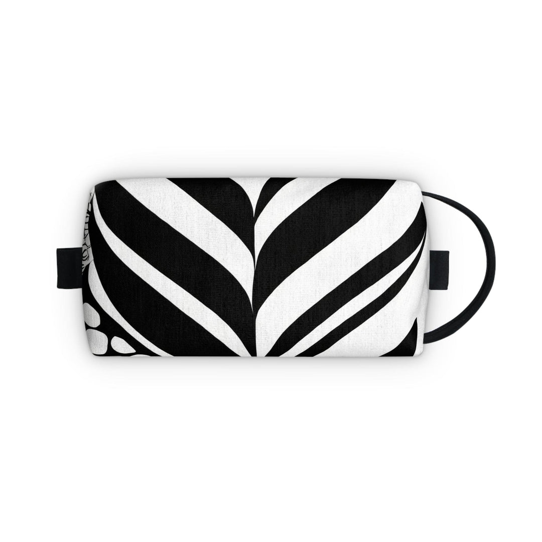 Travel Accessories Pouch Bag - Floral Black Line Art Print 60110