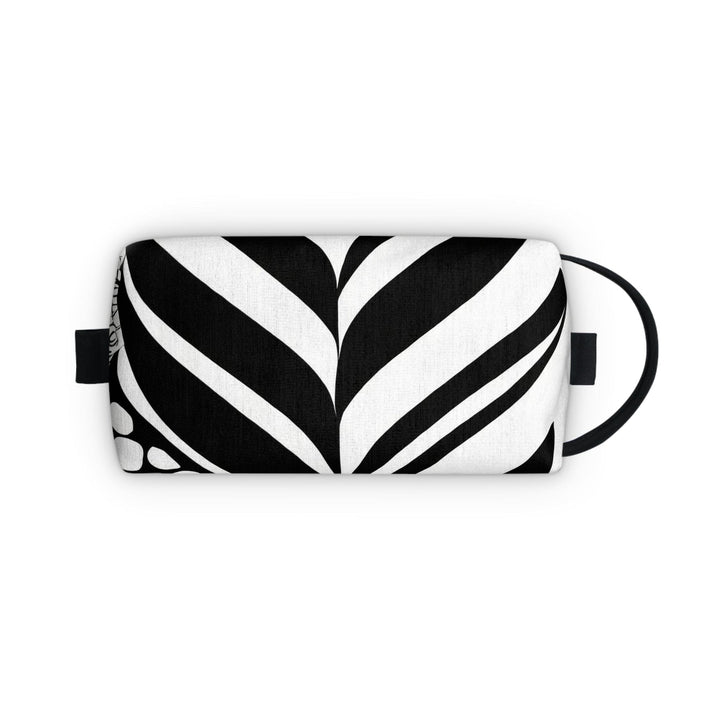 Travel Accessories Pouch Bag - Floral Black Line Art Print 60110