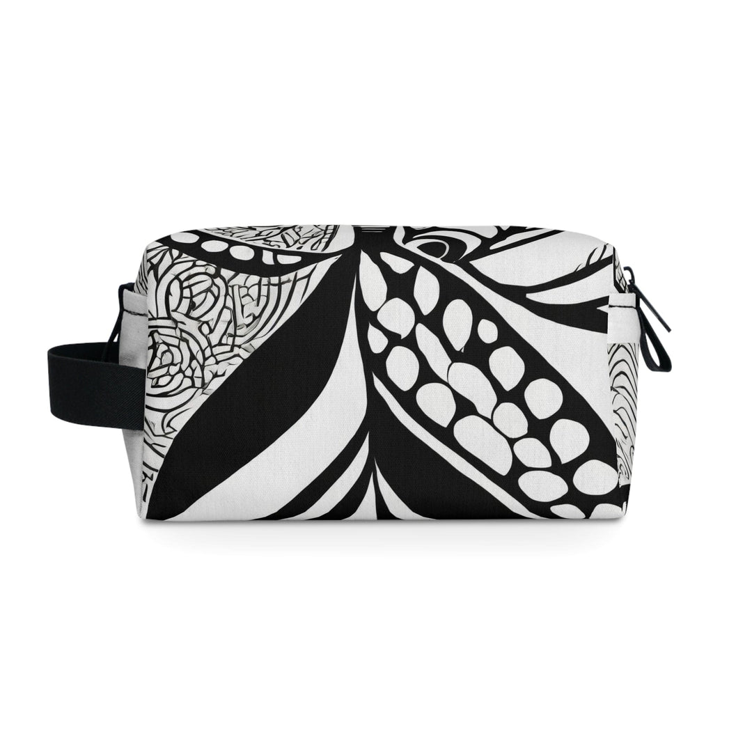 Travel Accessories Pouch Bag - Floral Black Line Art Print 60110