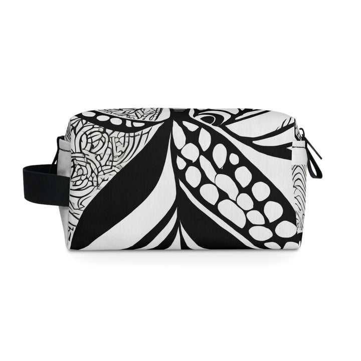 Travel Accessories Pouch Bag - Floral Black Line Art Print 60110