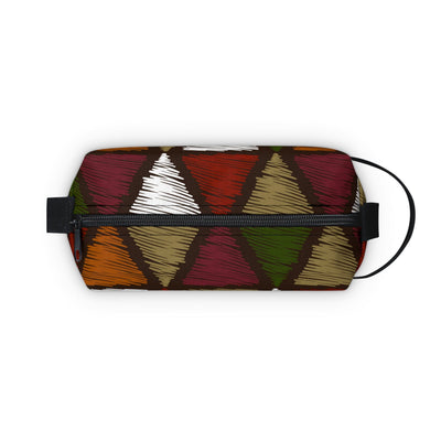 Travel Accessories Pouch Bag - Multicolor Tribal Pattern Bags
