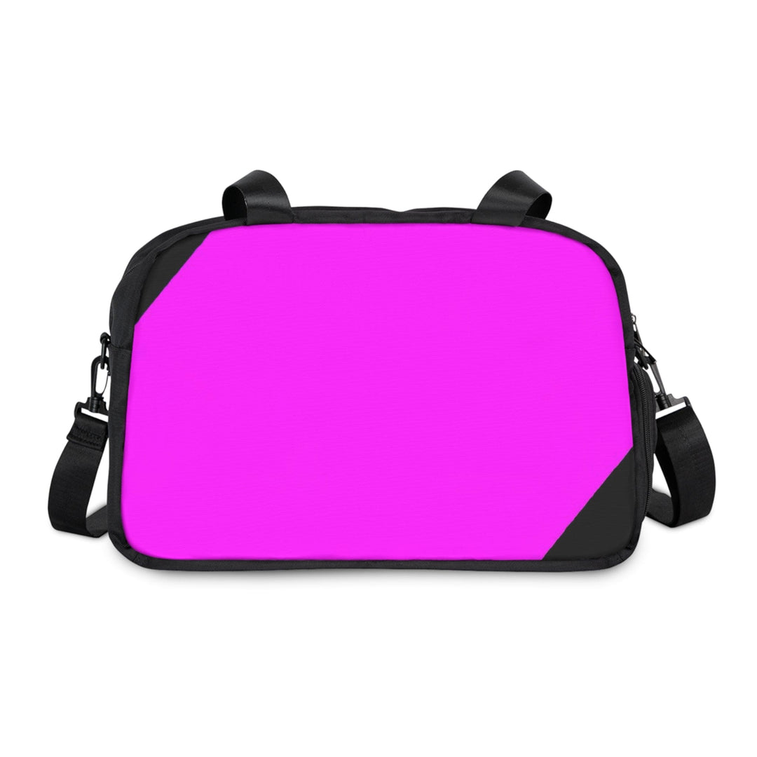 Crossbody Travel Fitness Bag - Black and Pink Pattern - Bags/Travel Bags/Fitness