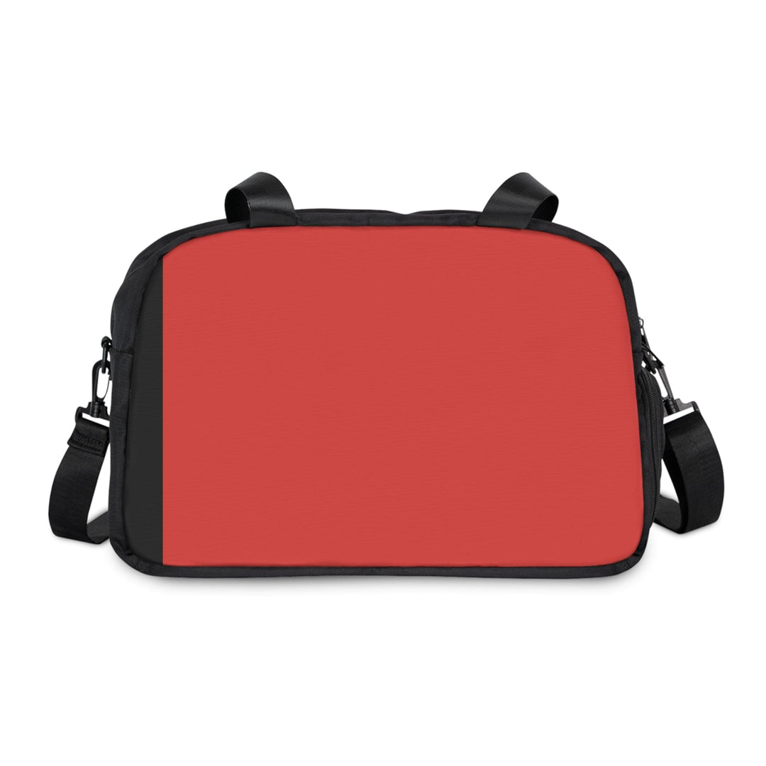 Crossbody Travel Fitness Bag - Black Red Green Stripped - Bags/Travel