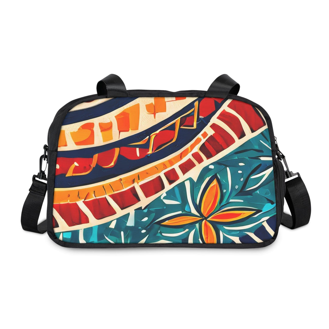 Crossbody Travel Fitness Bag - Boho Floral Print - Bags/Travel Bags/Fitness