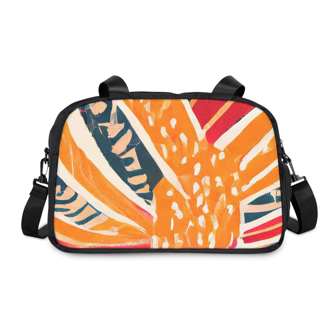 Crossbody Travel Fitness Bag - Boho Multicolor Print - Bags/Travel Bags/Fitness