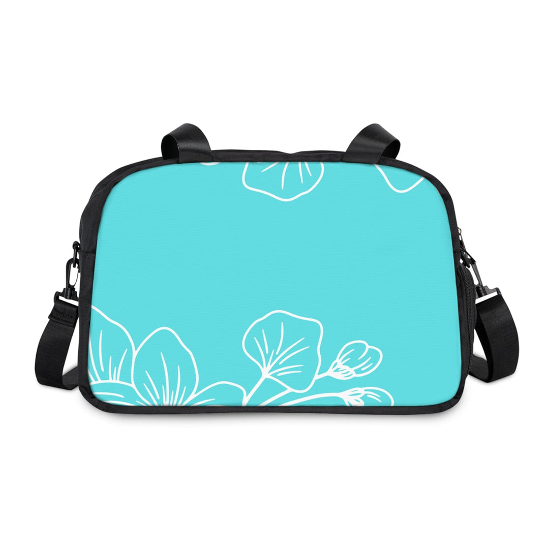 Crossbody Travel Fitness Bag - Floral Cyan Blue 7022523 - Bags/Travel