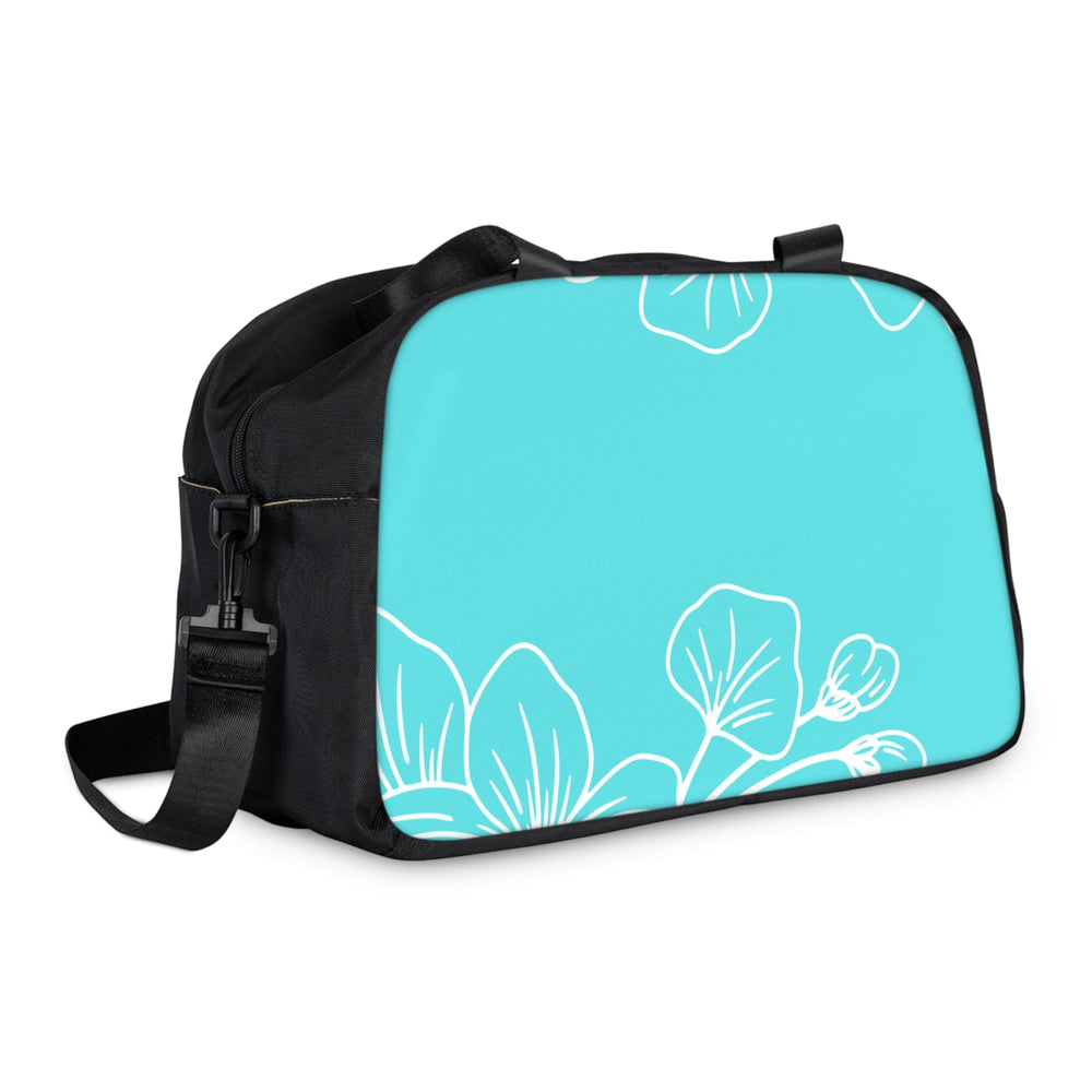Crossbody Travel Fitness Bag - Floral Cyan Blue 7022523 - Bags/Travel
