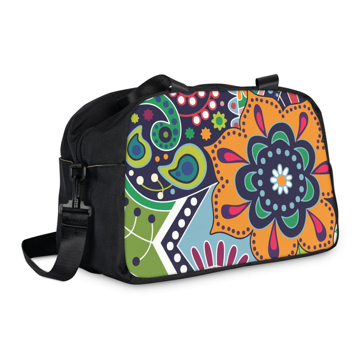 Crossbody Travel Fitness Bag - Floral Paisley 22523 - Bags/Travel Bags/Fitness