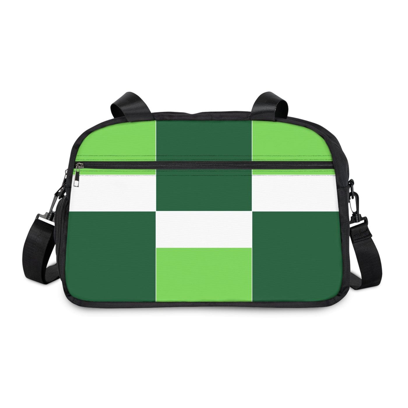 Travel Fitness Bag Lime Forest Irish Green Colorblock - Bags