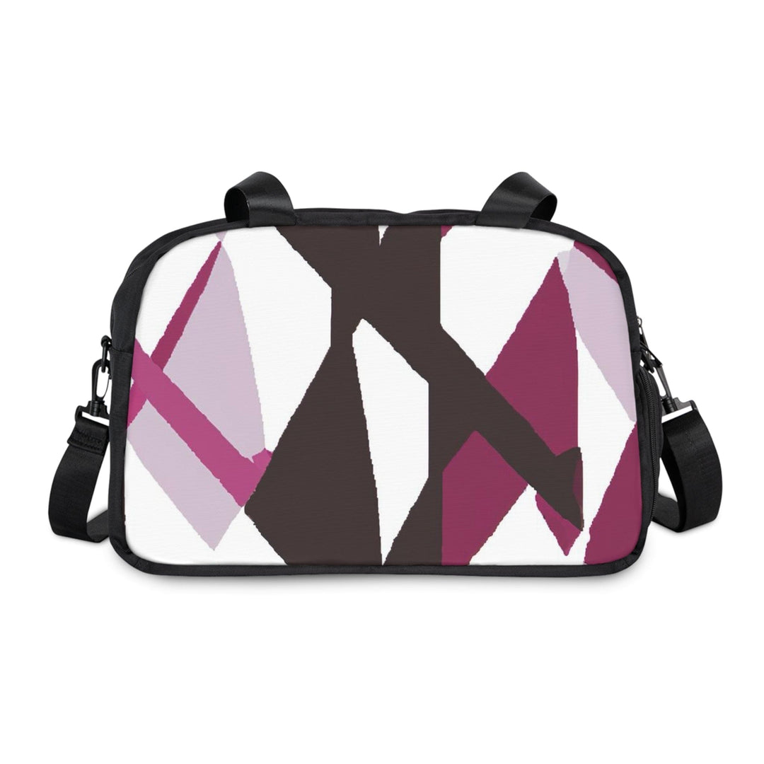 Crossbody Travel Fitness Bag - Pink Mauve Pattern - Bags/Travel Bags/Fitness