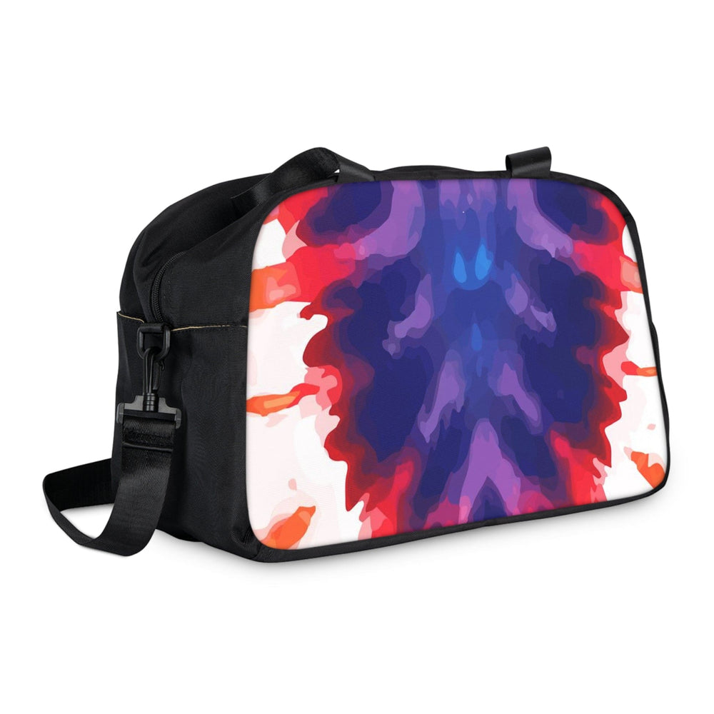 Crossbody Travel Fitness Bag - Psychedelic Rainbow Tie Dye - Bags/Travel