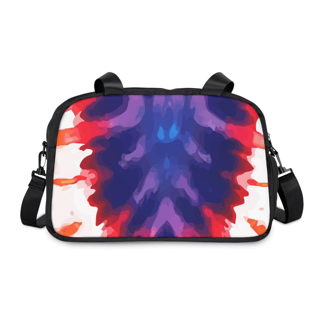 Crossbody Travel Fitness Bag - Psychedelic Rainbow Tie Dye - Bags/Travel