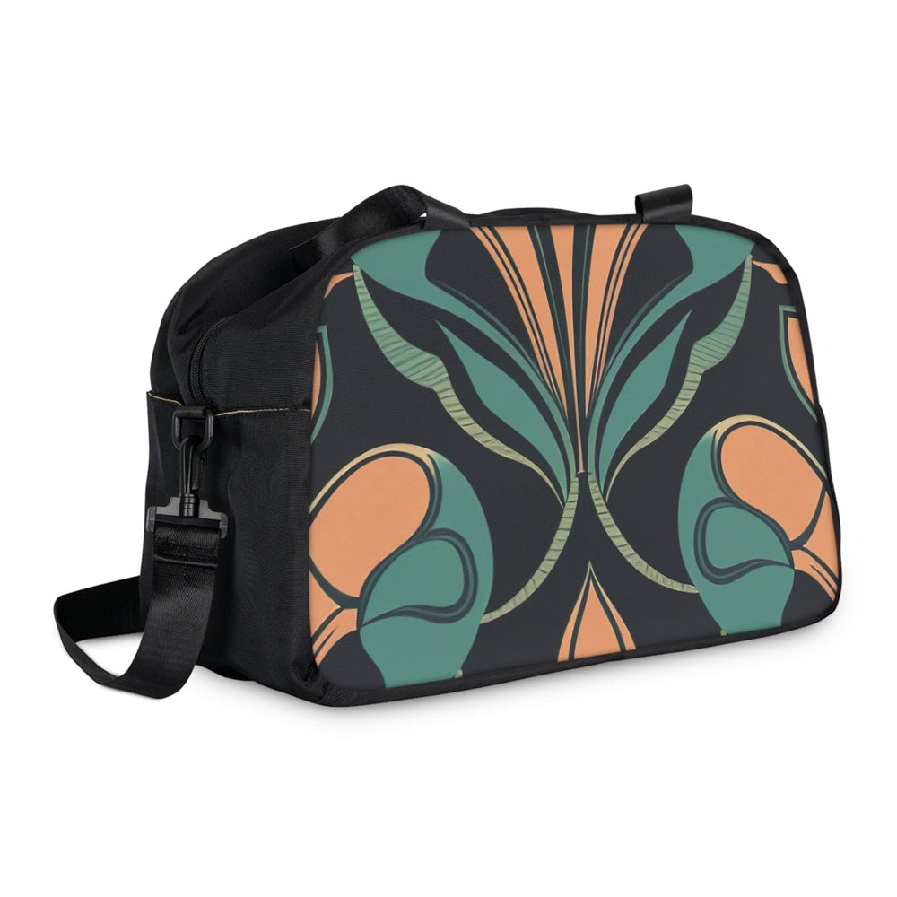 Crossbody Travel Fitness Bag - Retro Vintage Print - Bags/Travel Bags/Fitness