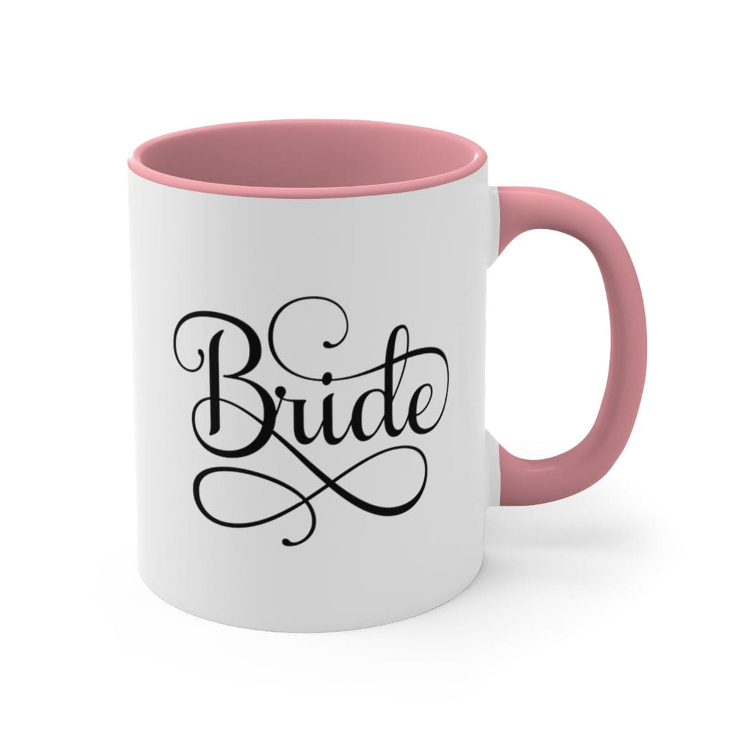 Two-tone Accent Ceramic Mug 11oz Bride Accessories Wedding - Decorative