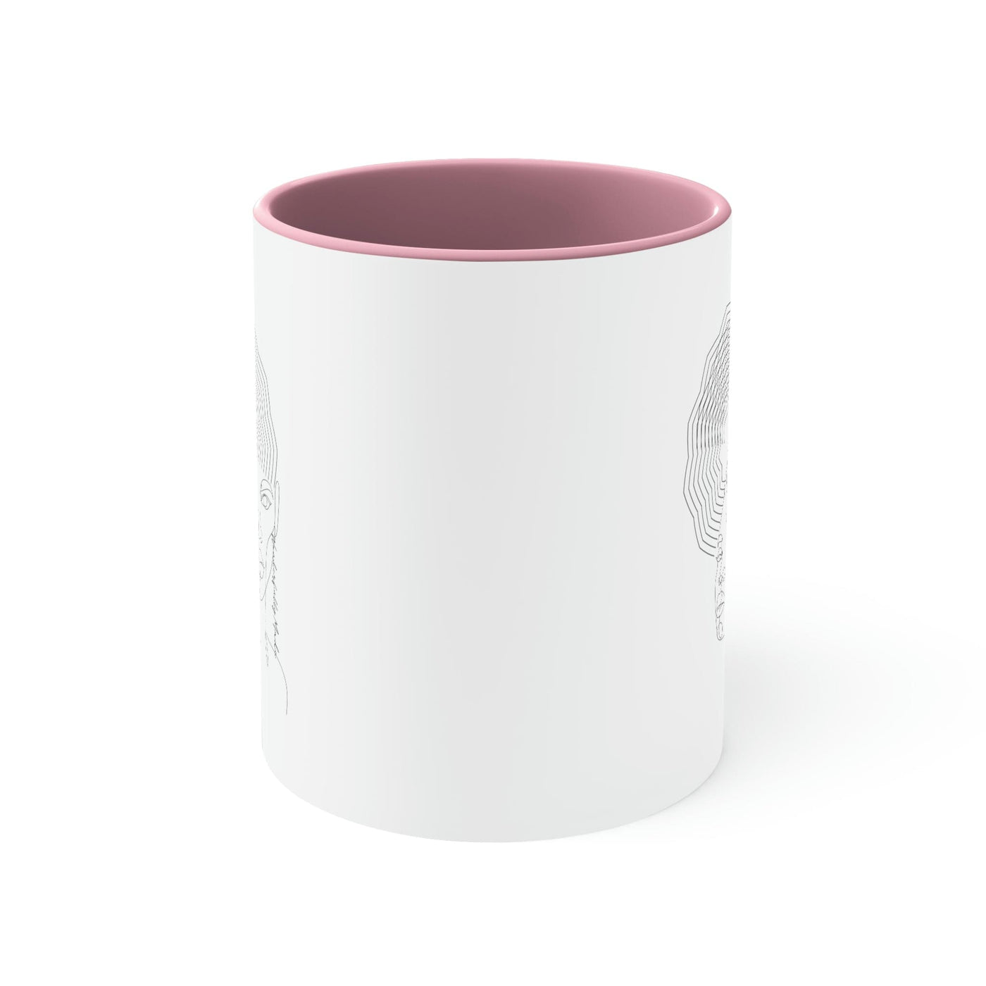 Two-tone Accent Ceramic Mug 11oz Every Woman Is Wonderfully Made Affirmations