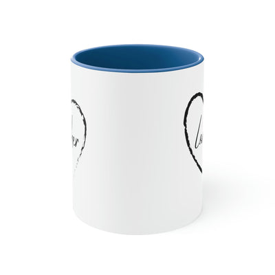 Two-tone Accent Ceramic Mug 11oz Say It Soul Love Her - Decorative | Ceramic