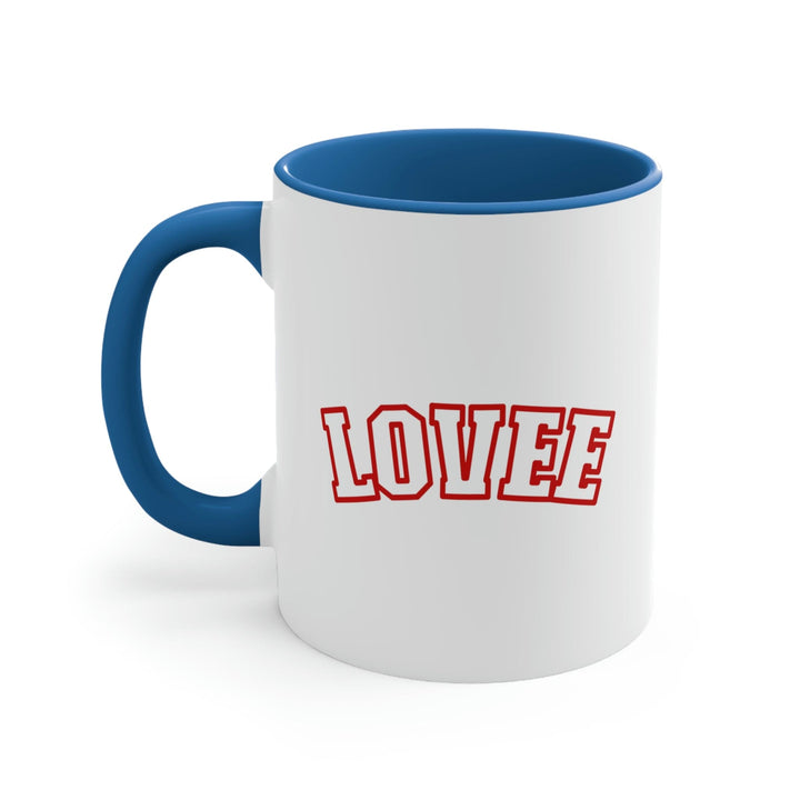 Two-tone Accent Ceramic Mug 11oz Say It Soul Lovee - Decorative | Ceramic Mugs