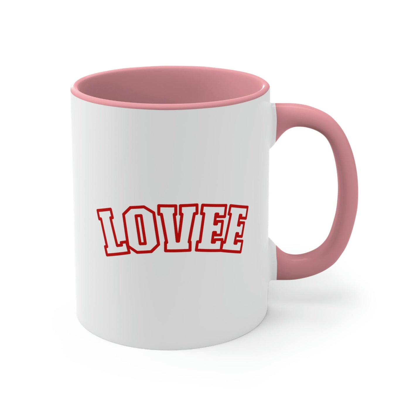 Two-tone Accent Ceramic Mug 11oz Say It Soul Lovee - Decorative | Ceramic Mugs