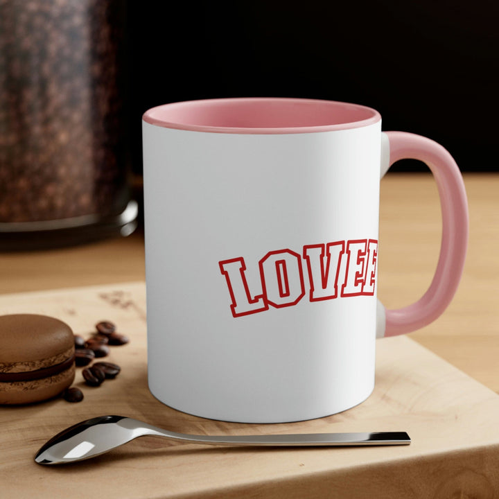 Two-tone Accent Ceramic Mug 11oz Say It Soul Lovee - Decorative | Ceramic Mugs