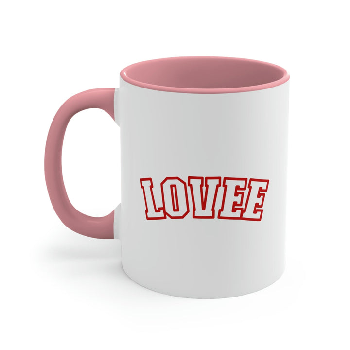 Two-tone Accent Ceramic Mug 11oz Say It Soul Lovee - Decorative | Ceramic Mugs