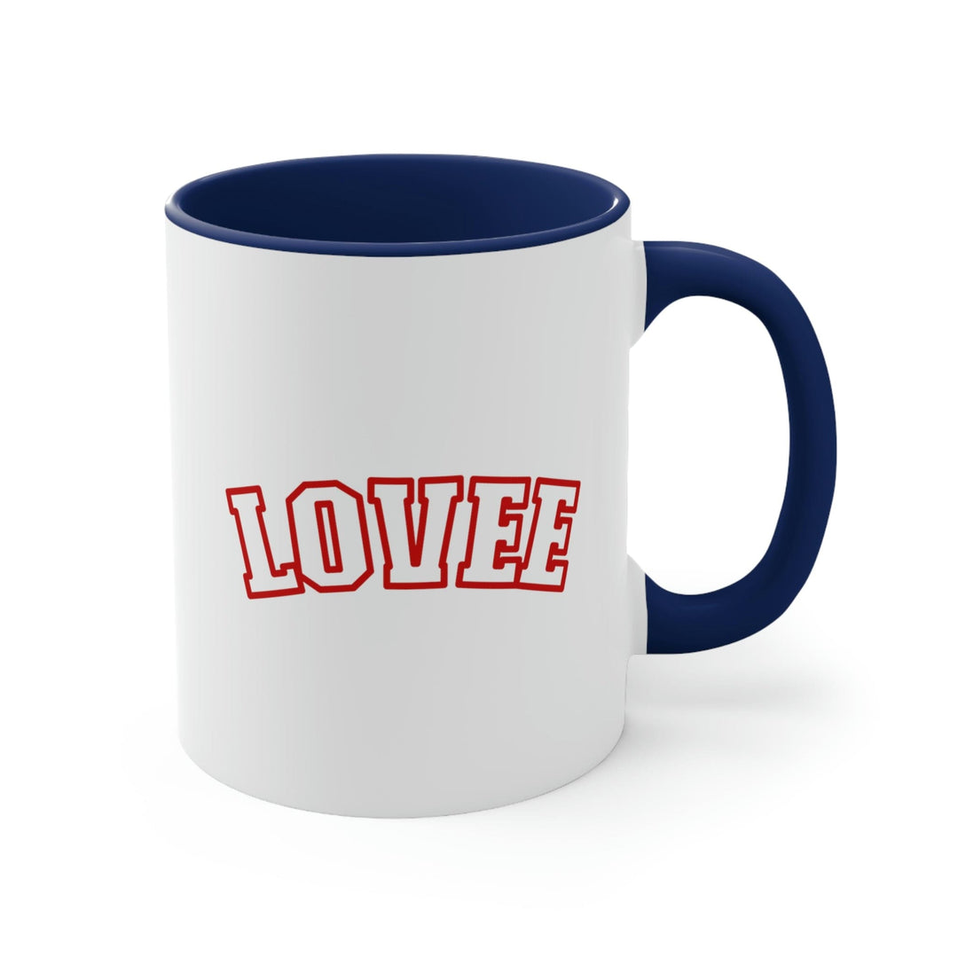 Two-tone Accent Ceramic Mug 11oz Say It Soul Lovee - Decorative | Ceramic Mugs