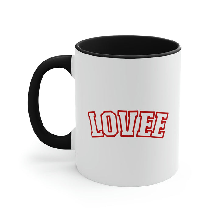 Two-tone Accent Ceramic Mug 11oz Say It Soul Lovee - Decorative | Ceramic Mugs