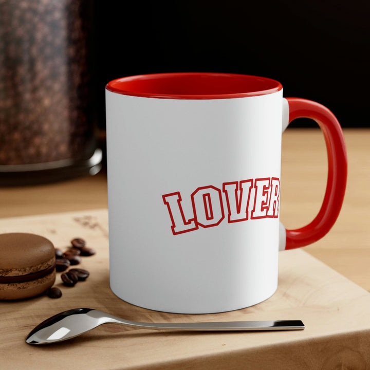 Two-tone Accent Ceramic Mug 11oz Say it Soul Lover Red - Decorative | Ceramic