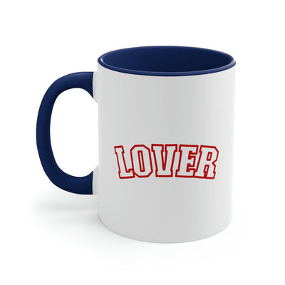 Two-tone Accent Ceramic Mug 11oz Say It Soul Lover Red - Decorative | Ceramic
