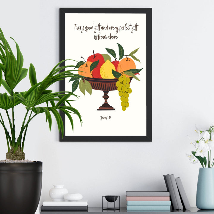 Wall Decor Giclee Poster Art Print - Every Good Gift and Every Perfect Gift