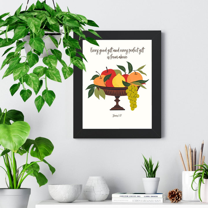 Wall Decor Giclee Poster Art Print - Every Good Gift and Every Perfect Gift
