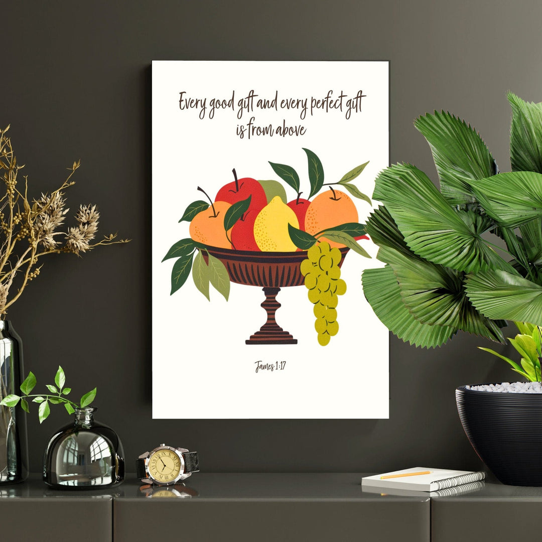 Wall Decor Giclee Poster Art Print - Every Good Gift and Every Perfect Gift