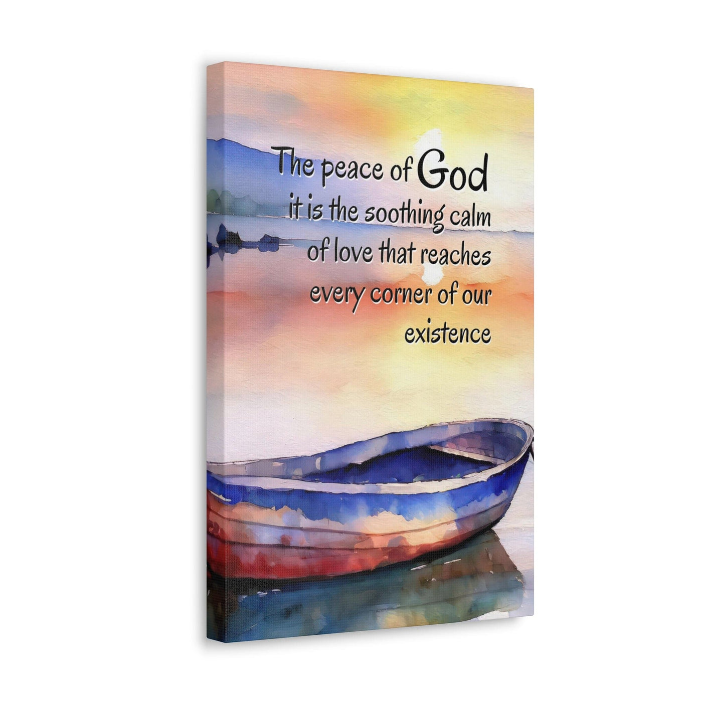 Wall Art Decor Canvas Artwork The Peace Of God Soothing Calm Print - Canvas