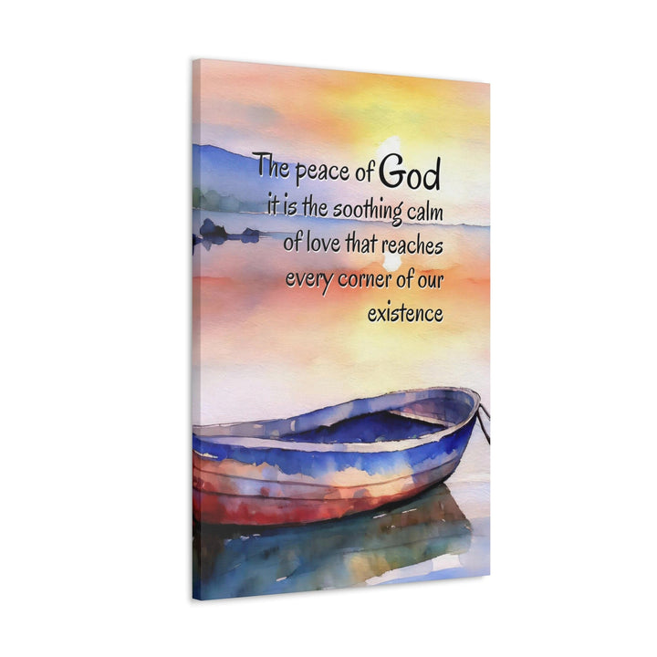 Wall Art Decor Canvas Artwork The Peace Of God Soothing Calm Print - Decorative