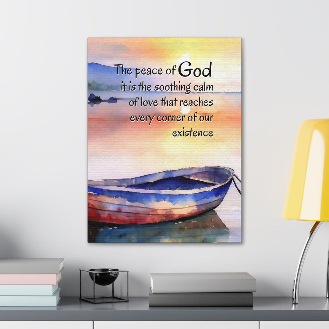 Wall Art Decor Canvas Artwork The Peace Of God Soothing Calm Print - Decorative