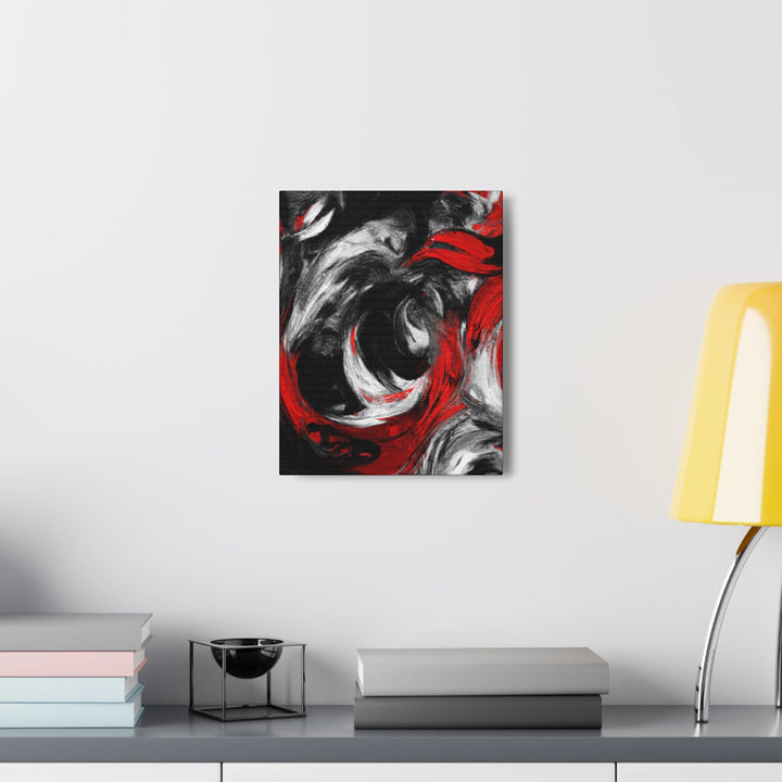 Wall Art Decor Canvas Print Artwork Decorative Black Red White Abstract