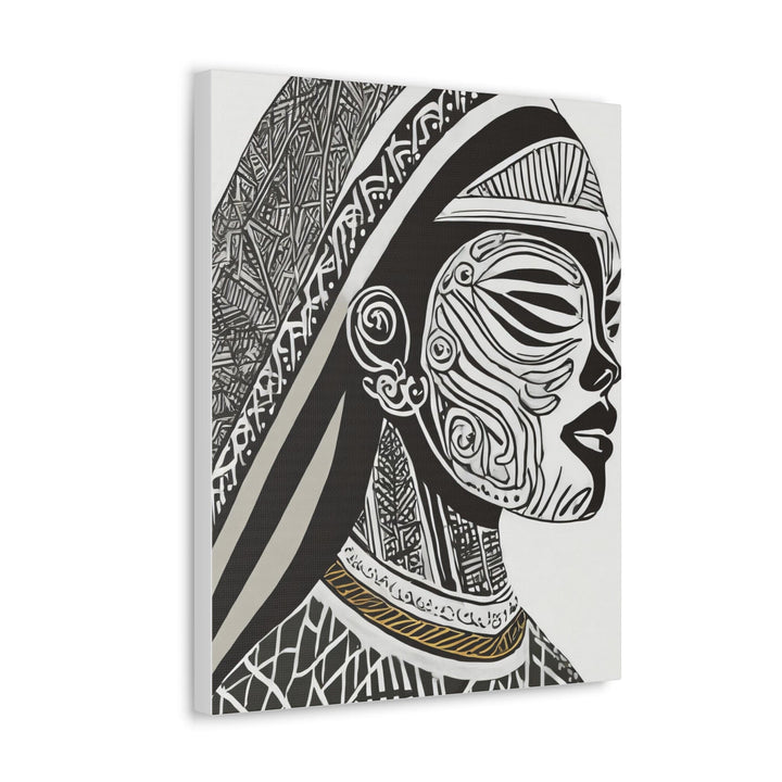 Wall Art Decor Canvas Print Artwork Female Black Line Art Print 95511