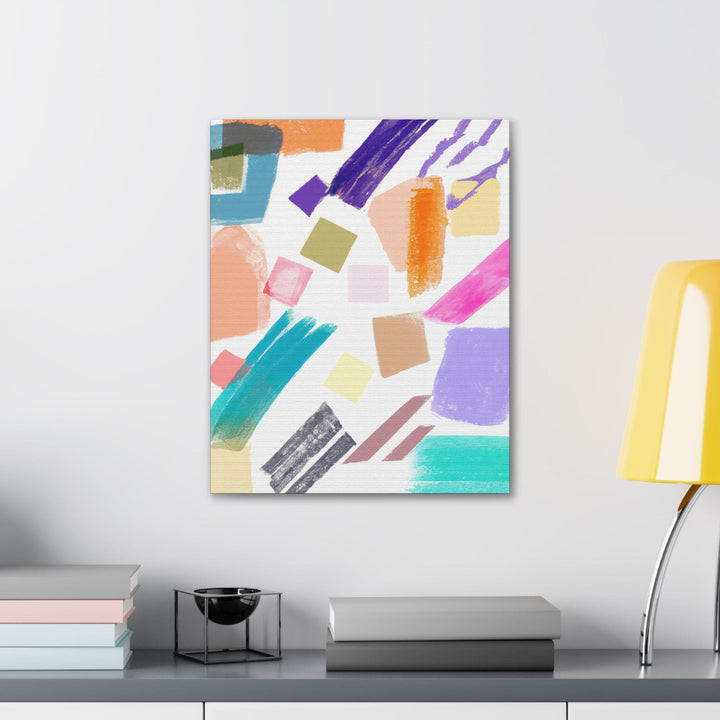 Wall Art Decor Canvas Print Artwork Pastel Abstract Pattern - Decorative | Wall