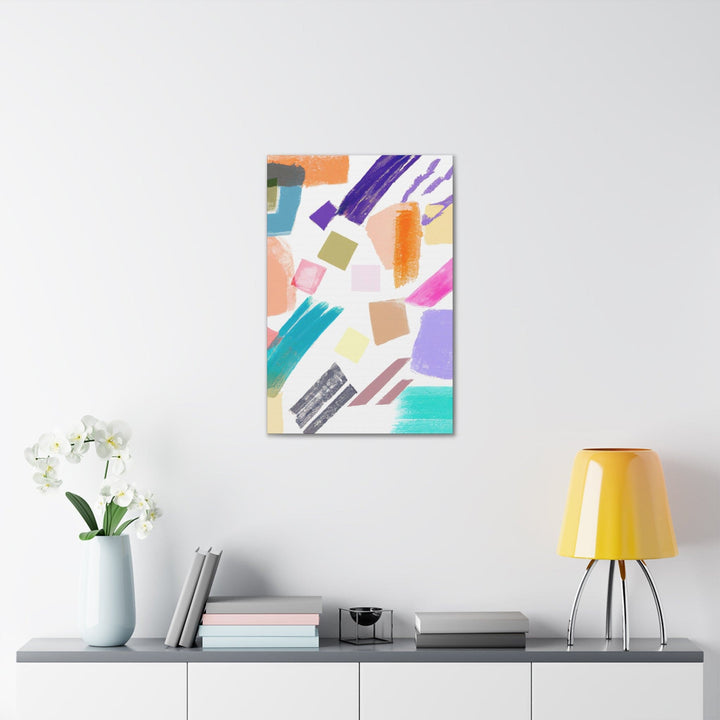 Wall Art Decor Canvas Print Artwork Pastel Abstract Pattern - Decorative | Wall