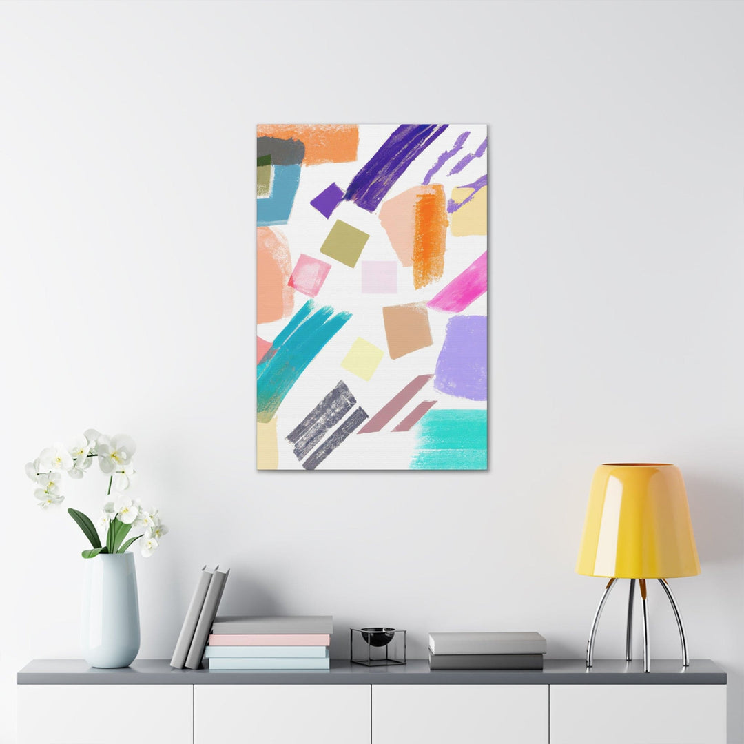 Wall Art Decor Canvas Print Artwork Pastel Abstract Pattern - Decorative | Wall