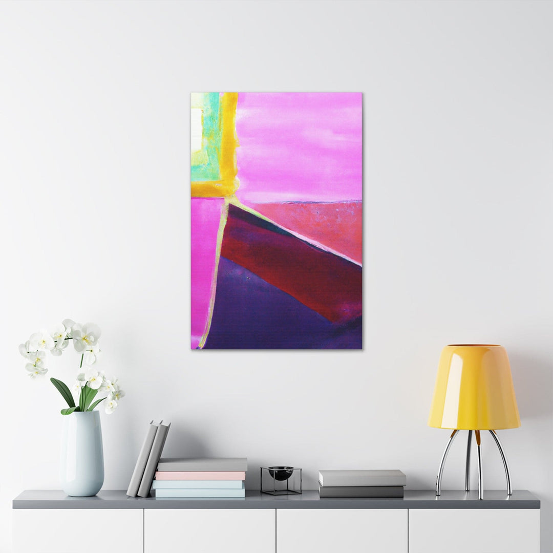Wall Art Decor Canvas Print Artwork Pink And Purple Pattern - Decorative | Wall