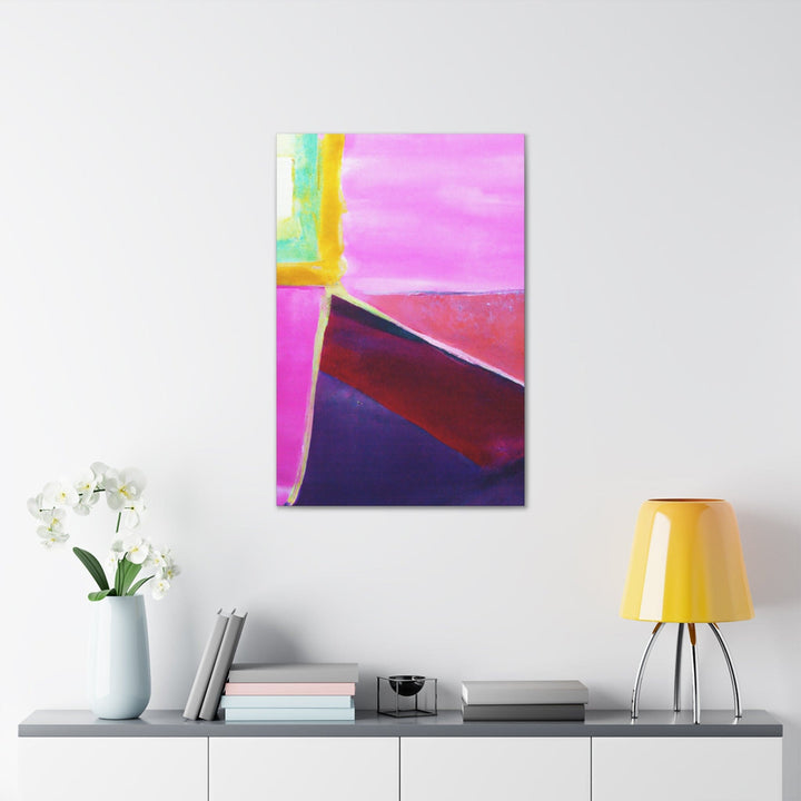 Wall Art Decor Canvas Print Artwork Pink And Purple Pattern - Decorative | Wall