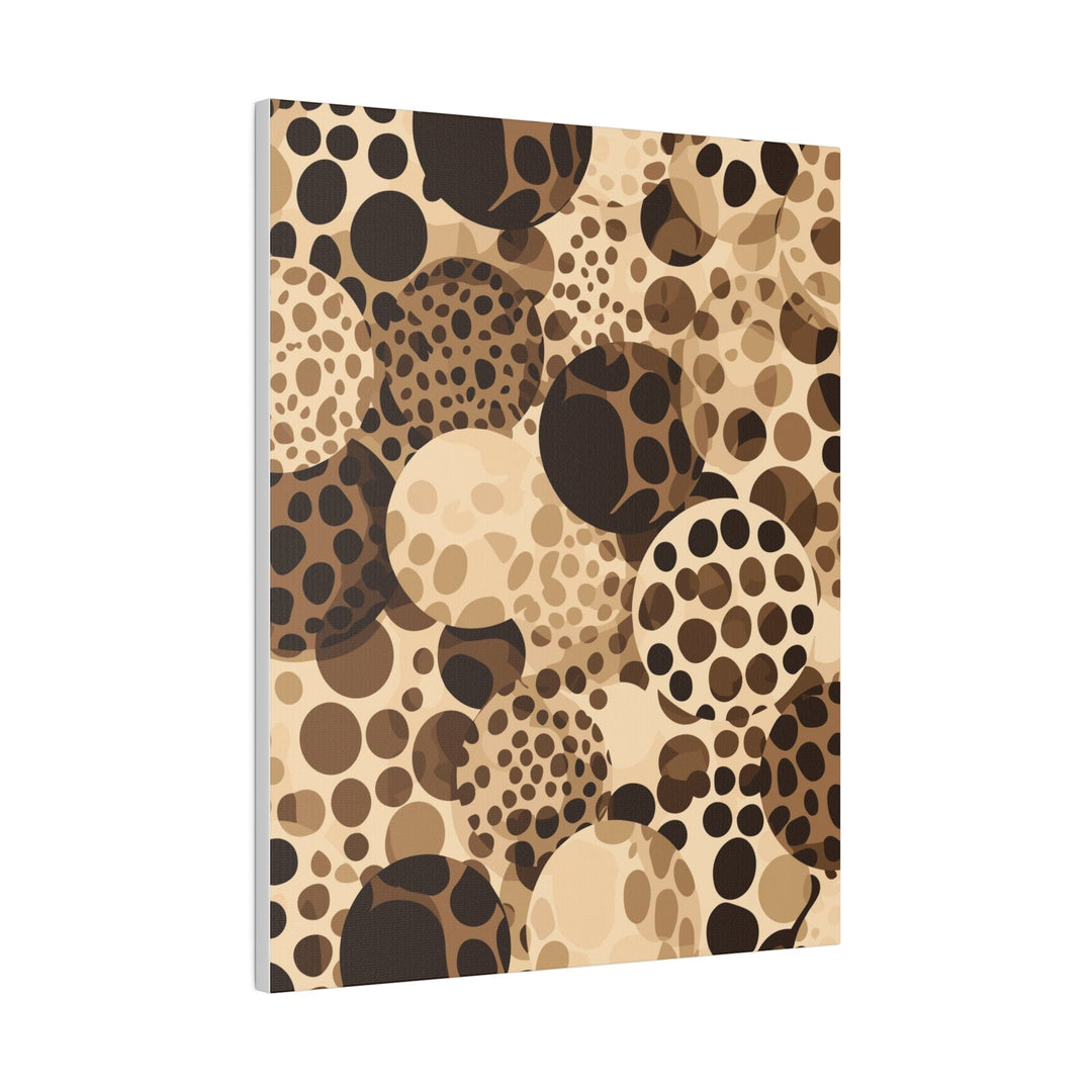 Wall Decor Giclee Fine Art Print - Beige and Brown Leopard Spots - Decorative