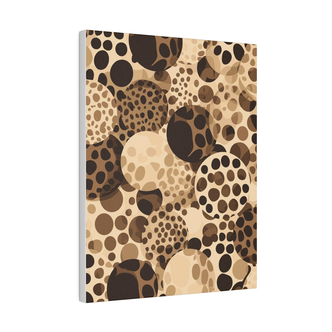 Wall Decor Giclee Fine Art Print - Beige and Brown Leopard Spots - Decorative