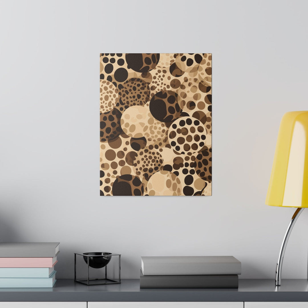 Wall Decor Giclee Fine Art Print - Beige and Brown Leopard Spots - Decorative