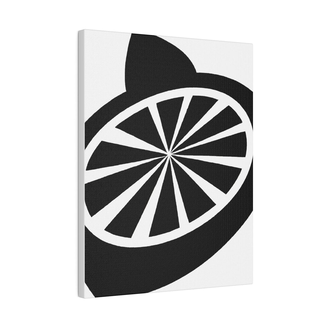 Wall Decor Giclee Fine Art Print - Black and White Geometric Pattern