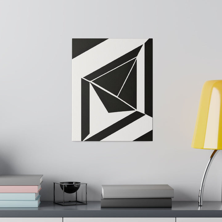 Wall Decor - Giclee Poster Art Print - Black and White Geometric Pattern
