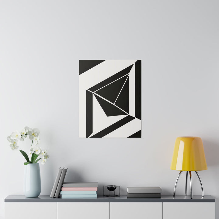 Wall Decor - Giclee Poster Art Print - Black and White Geometric Pattern